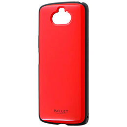 ☆LEPLUS Xperia 8 SOV42/Xperia 8 Lite 超軽量 極薄 耐衝撃ハイブリッドケース PALLET AIR レッド LP-19WX2PLARD