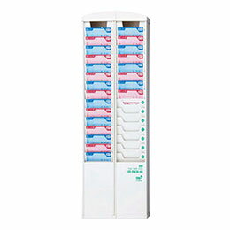 ☆MAX マックス タイムカードラック 抗菌タイプ ホワイト ER-RW30/AB ER90704