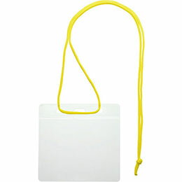 ☆ソニック SONiC イベント吊下げ名札 イベントサイズ 黄 50枚入 VN-343-Y