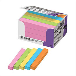 ☆3M Post-it ポストイット エコノパック 強粘着見出し小 ネオンカラー 混色 3M-5601SS-NE