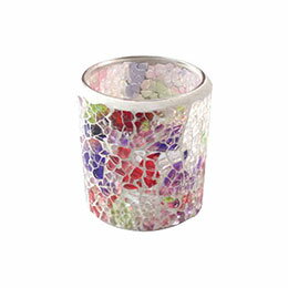 ☆【6個セット】 ペガサスキャンドル offti モザイクグラス アール offti-08047803X6