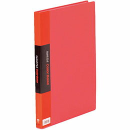 ☆【5個セット】 KING JIM キングジム クリアーファイルカラーベース 赤 KJ-132CW-RDX5