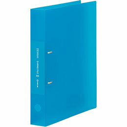 ☆【10個セット】 KING JIM キングジム シンプリーズ Dリングファイル 透明 アオ KJ-652TSP-BLX10