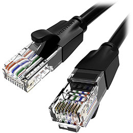 ��VENTION Cat.6 UTP LAN�����֥� 3m Black IB-4830