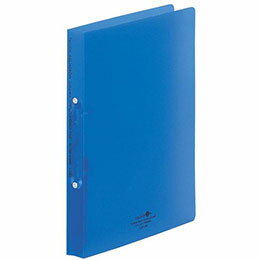 ☆LIHIT LAB. リングファイル・ツイストリングA4S 青 F-5005-8-BL