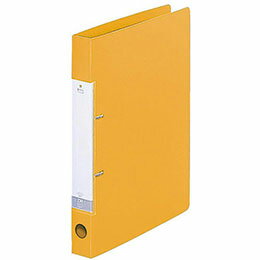 ☆LIHIT LAB. リクエスト D型リングファイル A4S 黄 G2220-5-YE