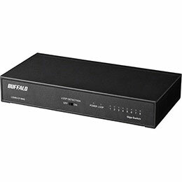 ☆BUFFALO バッファロー Giga対応 スイッチングハブ 8ポート ブラック LSW6-GT-8NS/BK