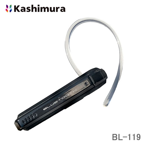 カシムラ Bluetoothイヤホン 通話相手にはっきり伝わるダブルマイク搭載 BL-119