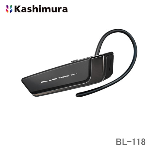 カシムラ スタミナ & 防滴 Bluetoothイヤホンマイク 急速充電 BL-118