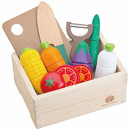 ☆はじめてのおままごと サラダセット 木箱入 4041-040