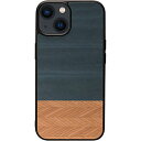 Man & Wood }AhEbh MagSafeΉVR؃P[X for iPhone 15 Denim I25510i15