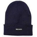 ☆MACK BARRY マクバリー 【BEANIE(ビーニー)】 MACK BARRY マクバリー BASIC BEANIE ネイビー MCBRY70603