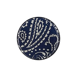 ☆Griptok グリップトック スマホグリップ 円型 ペイズリー ネイビー 2202GRTRBLNVY18