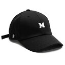 ☆MACK BARRY マクバリー 【CAP(キャップ)】 VOLUME M LOGO CAP ブラック MCBRY73284(4)