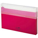 ☆【5個セット】 LIHIT LAB. AQUA DROPs コングレスケース A4 赤 A-5024-3-RDX5