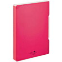 ☆【5個セット】 LIHIT LAB. AQUA DROPs ファイルケース A4 赤 A-5029-3-RDX5