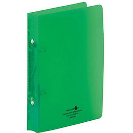 ☆【10個セット】 LIHIT LAB. リングファイル ツイストリング 2穴 黄緑 F-5006-6-YGX10