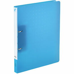 ☆【10個セット】 LIHIT LAB. ツイストリングファイル スマートスリム A4 ブルー F-7005-8-BLX10