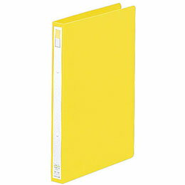 ☆【10個セット】 LIHIT LAB. P.P.リングファイル A4S 2穴 黄 F-867-4-YEX10