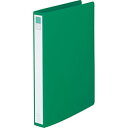 ☆【5個セット】 LIHIT LAB. P.P.リングファイル A4S 2穴 緑 F-877-6-GRX5