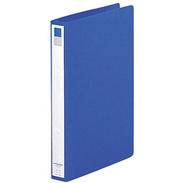 ☆【5個セット】 LIHIT LAB. Avanti リングファイル A4S 2穴 ブルー F-877U-20-BLX5