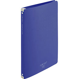 ☆【5個セット】 LIHIT LAB. CUBE FIZZ ホルダーファイル(ワイヤ式) ネイビー N-6400-11-NVX5