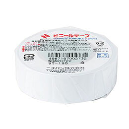 ☆【30個セット】 ニチバン ビニールテープ 19mm 白 NB-VT-195X30
