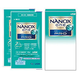 NANOX one PRO(10g×2P)NANOX one PRO(10g×2P)内容 : 本体(約10g)×2 原産国 : 日本 箱の種類 : 化粧箱 箱サイズ : 約16×63×113mm(入) 箱入重量 : 約31g
