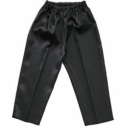 ☆ARTEC ソフトサテンズボン テーパード J ブラック ATC18354