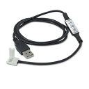 ☆【5個セット】 YAZAWA 4pin コントローラー付きLEDテープ電源ケーブル 100cm TPLJUC0410X5