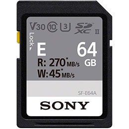 ☆SONY ソニー UHS-II Class10 SDカード SF-Eシリーズ SF-E64A-T