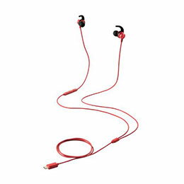 ☆エレコム デジタル式Type-Cイヤホン レッド EHP-DF12CMRD ☆エレコム デジタル式Type-Cイヤホン レッド EHP-DF12CMRD