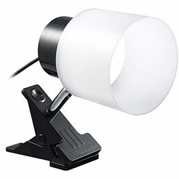 ☆YAZAWA LEDインテリアクリップライトブラック CLLE09D15BK