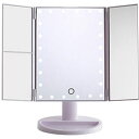 ☆センター商事 アクトレスミラー24LED ホワイト KW034-WH
