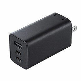 ☆サンワサプライ USB PD対応AC充電器(PD65W・C×2+A×1) ACA-PD95BK ☆サンワサプライ USB PD対応AC充電器(PD65W・C×2+A×1) ACA-PD95BK