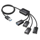 ☆サンワサプライ USB3.2 Gen1+USB2.0 コンボハブ(4ポート) USB-3H436BK