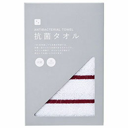 ☆抗菌フェイスタオル レッド 22556606 ☆抗菌フェイスタオル レッド 22556606