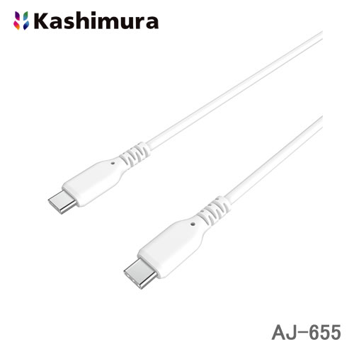 JV 炭ċUSB[dP[u USB Type-C|[g to Type-C|[g 1.2m zCg VR AJ-655