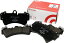 brembo ブレンボ ブレーキパッド ブラック 左右セット BMW E60 (5シリーズ SEDAN) NB44 NB40 NW40 03/08～ リア P06 026