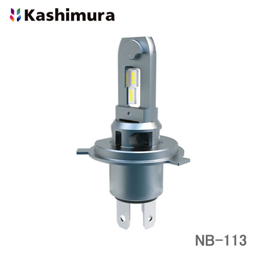 カシムラ LEDヘッドライトバルブ2　12V 6500K H4 HI 4600ルーメン/Low 3600ルーメン(2個分) NB-113