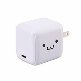 ☆エレコム AC充電器 スマホ・タブレット用 USB PD 65W USB-C1ポート しろちゃん MPA-ACCP8565WF