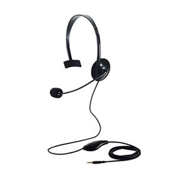 ☆エレコム 片耳小型有線オーバーヘッドセット φ3.5mm4極ミニプラグ ブラック HS-HP14MTBK ☆エレコム 片耳小型有線オーバーヘッドセット φ3.5mm4極ミニプラグ ブラック HS-HP14MTBK