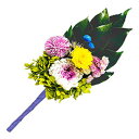 ☆A&K プリザーブド仏花 桔梗(花器なし) 仏壇に供える花に 菊 交換いらない・きれい・長持ち AKM-040