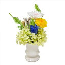 ☆A&K プリザーブド仏花 ゆかり(花器付き) 仏壇に供える花に りんどう 交換いらない・きれい・長持ち AKM-045