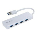 ☆ナカバヤシ 4ポートUSB3.0ハブ ホワイト UH-3034W(2)