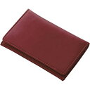 ☆レイメイ藤井 GLOIRE メモホルダー付名刺入れ(合皮製)ワイン GLN1054Z