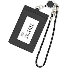 ☆レイメイ藤井 タイニスト リール付パスケース ブラック NP1075B