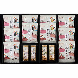 ☆銀座鹿乃子 和菓子詰合せ かりんとう(黒蜜・白蜜)(各10g)×各5、羊羹(小倉・本練)(各50g)×各2 L9104579