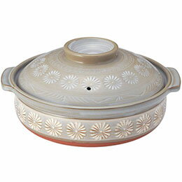 ☆三陶 銀峯花三島7号深鍋 ガス火専用 MMT10715