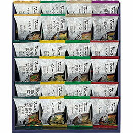 ☆ろくさん亭 道場六三郎 フリーズドライ ギフト かきたま味噌汁赤だし仕立・たまごスープ・わかめと油あげの味噌汁・昆布と野菜の味噌汁 ほか B1125544